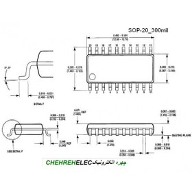 تصویر آیسی 74HC245D/SMD IC 74HC245D/SMD