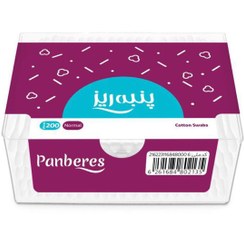 تصویر گوش پاک کن بسته 200 عددی پنبه ریز 