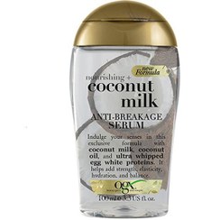 تصویر روغن مو او جی ایکس مدل Coconut Milk حجم 100 میلی لیتر 