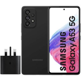 تصویر گوشی موبایل سامسونگ مدل GALAXY A53 5G دو سیم کارت ظرفیت 128 گیگابایت و رم 8 گیگابایت به همراه شارژر سامسونگ Samsung Galaxy A53 5G Dual SIM 256GB And 8GB RAM Mobile Phone with Samsung charger