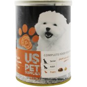 تصویر کنسرو توله سگ یو اس پت گوشت مرغ و کدو تنبل 400 گرم Uspet , Puppy Canned Food, Chicken & Pumpkin, 400g