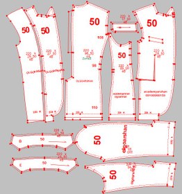 تصویر الگوی کت مردانه کد ( 220 ) olgoarshan