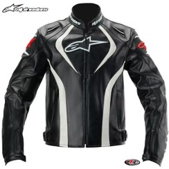 تصویر کاپشن ریس چرمی برند Alpinestar 