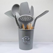 تصویر سرویس کفگیر و ملاقه سیلیکونی یونیک لایف 