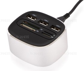 تصویر هاب یواس بی و کارتخوان دیتاکی Datakey Combo CH7 Hub USB With Card Reader 