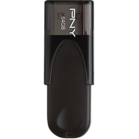 تصویر فلش مموری پی ان وای مدل Attache 4 ظرفیت 64 گیگابایت USB 2.0 Flash Drive pny attache4