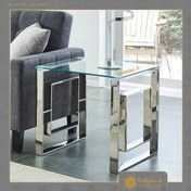 تصویر میز عسلی سیلور مدل SM4021 با جنس فلز 