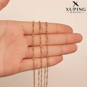 تصویر زنجیر طرح‌طلا قفل گرد ژوپینگ 