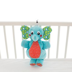 تصویر عروسک موزیکال فیل مناسب برای کنار تخت پلی گرو playgro 