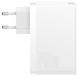 تصویر شارژر دیواری 3 پورت بیسوس مدل GaN5 Pro CCGP100201 140W Baseus GaN5 Pro CCGP100201 140W 3-Port Quick Wall Charger