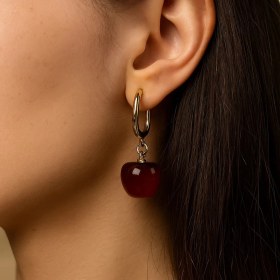 تصویر گوشواره گیلاسی فشن کد GO1-0093 