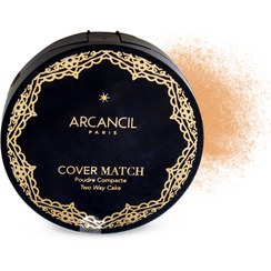تصویر پنکیک دوکاره کاورمچ Arcancil Arcancil Cover Match Two Way Compact Powder