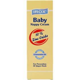 تصویر کرم محافظ پای بچه ایروکس حاوی 10 درصد زینک اکساید 50گرم Irox Baby Nappy Cream 10% Zink Oxide