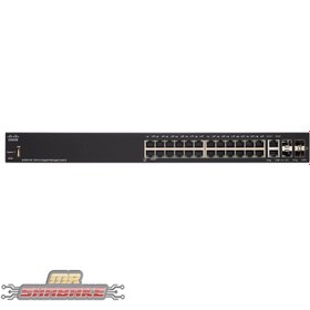 تصویر سوئیچ شبکه سیسکو ا Cisco SG350-28SFP 28-Port Gigabit Managed SFP Switch Cisco SG350-28SFP 28-Port Gigabit Managed SFP Switch