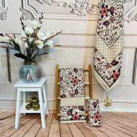 تصویر روسری گوچی کرم 