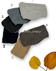 تصویر هدبند بافت رنگی داخل خز مردانه و پسرانه 