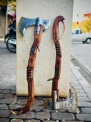 تصویر تبر وایکینگی ۹۰ سانت فولادی ضد ضربه قوی و مقاوم 