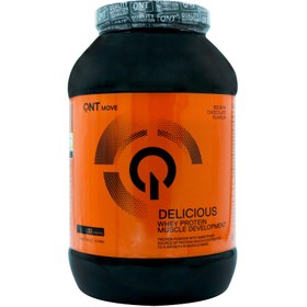 تصویر پودر پروتئین وی مدل Delicious با طعم شکلات وزن 1000 گرم کیو ان تی QNT Caramel Delicious Whey Protein 1000 g