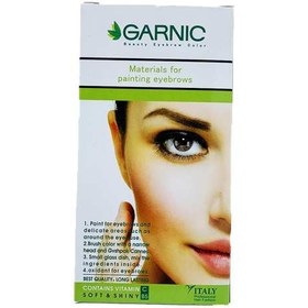 تصویر رنگ ابرو گارنیک Garnic شنی خیلی روشن شماره GSA8 