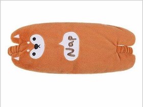 تصویر ماسک چشم (خواب) مینیسو، مدل Miniso Lovely Cat Ear Eye Mask، قهوایی/نارنجی، گربه 