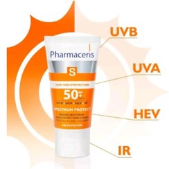 تصویر ضد آفتاب بی رنگ فارما سریز spf50ساخت لهستان حجم 50 میل 