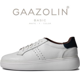 تصویر کتانی بیسیک گازولین سفید – GAAZOLIN Basic Sneakers White F Color 