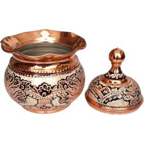 تصویر قندان نقره کوب 