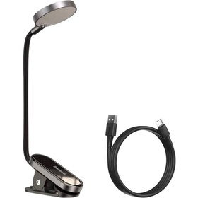 تصویر چراغ مطالعه گیره ای باسئوس مدل mini clip lamp 