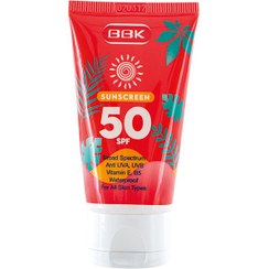 تصویر کرم ضدآفتاب بی رنگ با SPF 50 ببک (50میلی لیتر) 