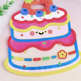 تصویر زیپ کیپ طرح کیک توت فرنگی 