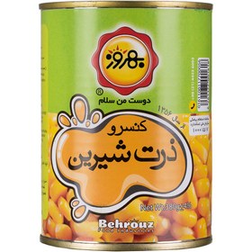 تصویر کنسرو ذرت شیرین بهروز 380 گرمی نیمه آماده 