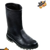 تصویر کفش ایمنی شهپر مدل پوتین آتشکار زیره لاستیک 