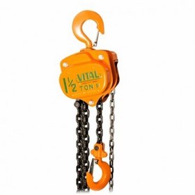 تصویر جرثقیل دستی زنجیری ویتال 1.5 تن ( 6 متر زنجیر) V hand-chain-hoist-vital-1-5-ton-chain6