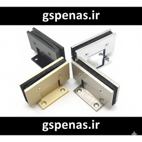 تصویر شیشه به دیوار طلایی 