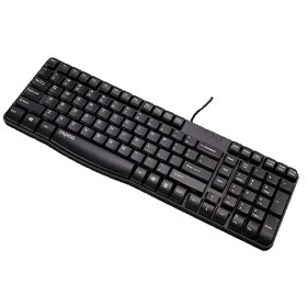 تصویر کیبورد سیمی رپو مدل RAPOO N2400 RAPOO WIRED KEYBOARD N 2400