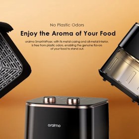 تصویر دستگاه هواپز اورایمو مدل oraimo Smart AirFryer 5L OH-AF210N اصلی - مشکی oraimo Smart AirFryer 5L OH-AF210N