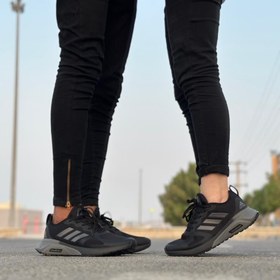 تصویر آدیداس کلود فوم رنگ مشکی طوسی - 37 Adidas cloudfoam black/gray