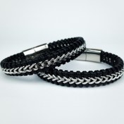 تصویر دستبند چرم مگنتی کارتیر 