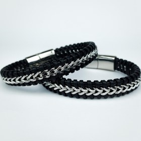 تصویر دستبند چرم مگنتی کارتیر 