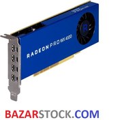 تصویر گرافیک مینی کیس استوک LOW PROFILE RADEON PRO WX4100 