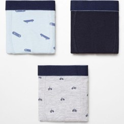 تصویر باکسر پسرانه مانگو کیدز فاق نرمال طرح دار | MANGO Kids 67030664 