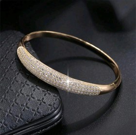 تصویر دستبند استاریا New Starry Sky Series Single-Sided Full Inlaid Cubic Zirconia Bracelet, Niche Personality Accessories