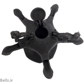 تصویر چراغ پیسوز برنجی ۵ شعله - طرح ۱ 