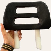 تصویر پشت گردنی صندلی اسپورت خودرو برند ام پی پارس رنگ مشکی مناسب برای خانواده ایران خودرو (پژو ، سمند ، پرشیا و ....)بسته ۲ عددی Backhead sport mp pars