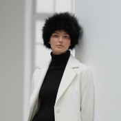 تصویر کلاه روسی خز پرزبلند مشکی (رنگبندی موجود) 