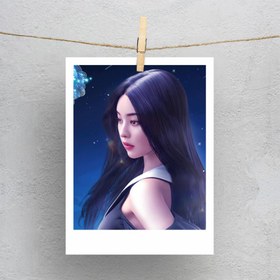 تصویر پولاروید(فتوکارت) طرح بلک پینک - کد : 041 