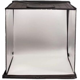 تصویر خیمه نور ال ای دار Life of Photo LED660 Portable Photo Studio 60×60 - 6 ماه آرکاکمرا Life of Photo LED660 Portable Photo Studio 60×60