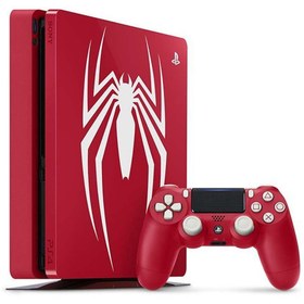 تصویر کنسول بازی سونی (استوک) PS4 Slim Spider Man | حافظه 1 ترابایت PlayStation 4 Slim (Stock) 1TB Bundle Spider Man Limited Edition