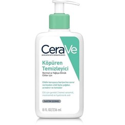 تصویر فوم شستشوی صورت سراوی Cerave حجم 236 میل (مخصوص پوست های چرب و نرمال) foaming cleanser cerave