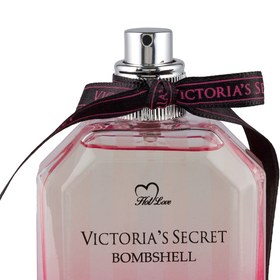 تصویر ادو پرفیوم زنانه مدل ویکتوریا سکرت بامبشل حجم 100 میل هات لاو Hot Love Victorias Secret Bombshell Eau De Parfum For Women 100 ml